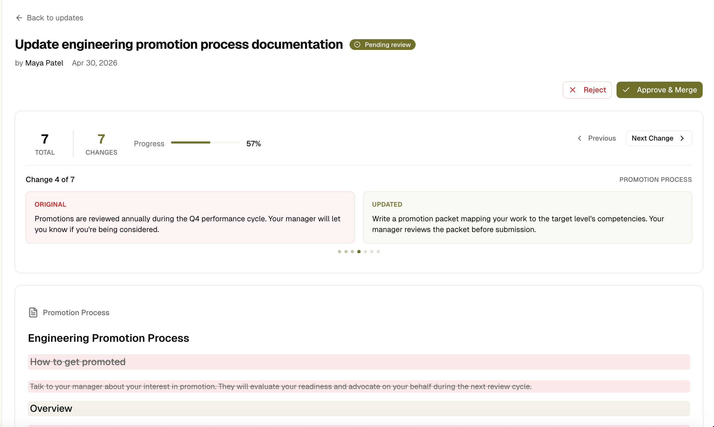 Step 06 · Merged + citations